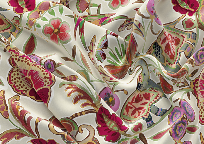Bangalore Faux Silk, Maroon - Motorised Roman Blind - Image 4